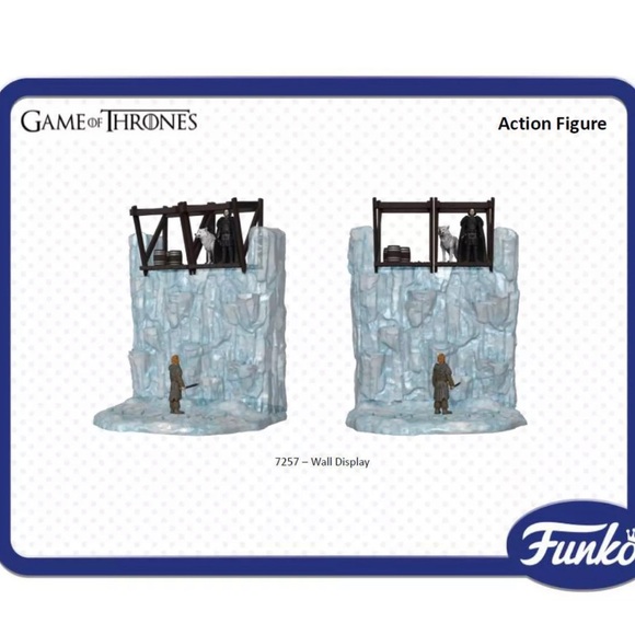 Funko Game of Thrones THE WALL Action Figure PLAYSET DISPLAY W/Tyrion New - Picture 2 of 9